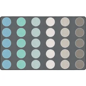 Tranquil Dots Classroom Seating Rug