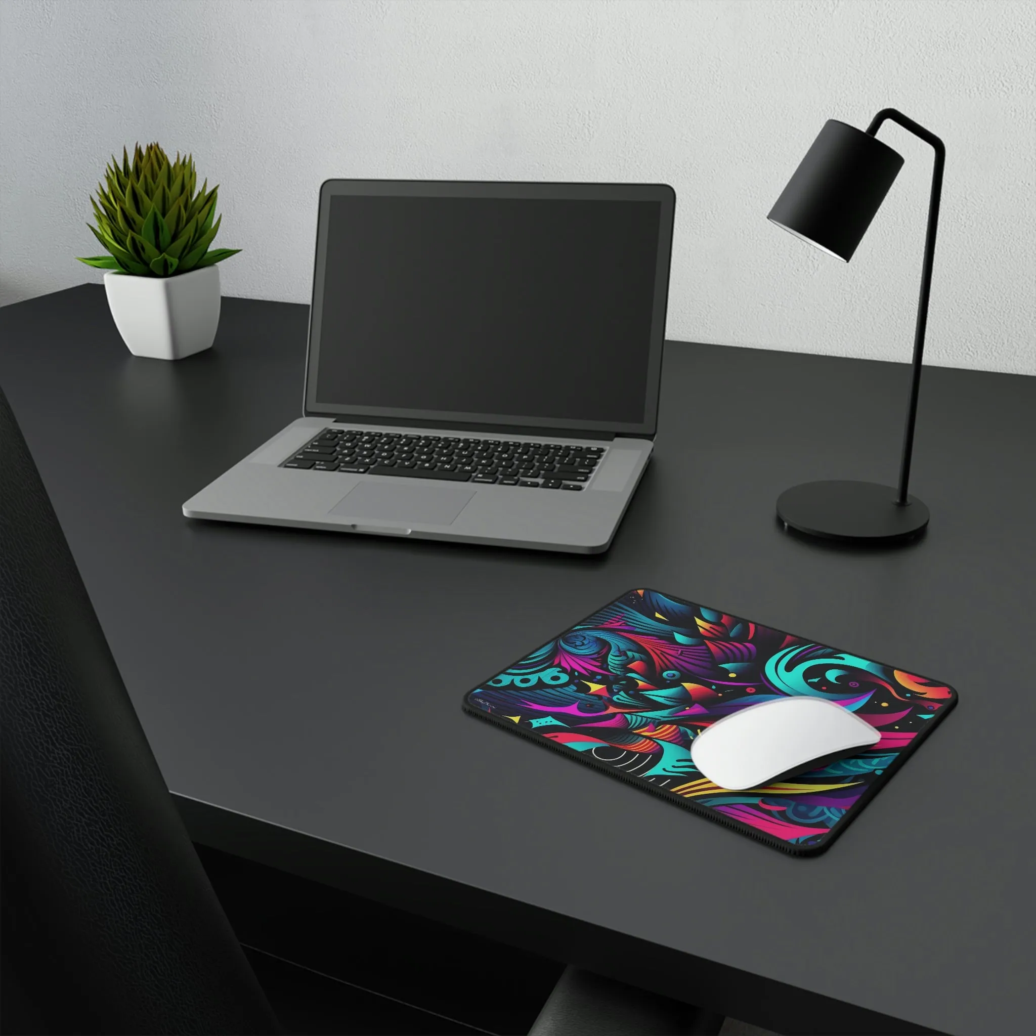 Trippy Waves Pattern Mouse Pad #2