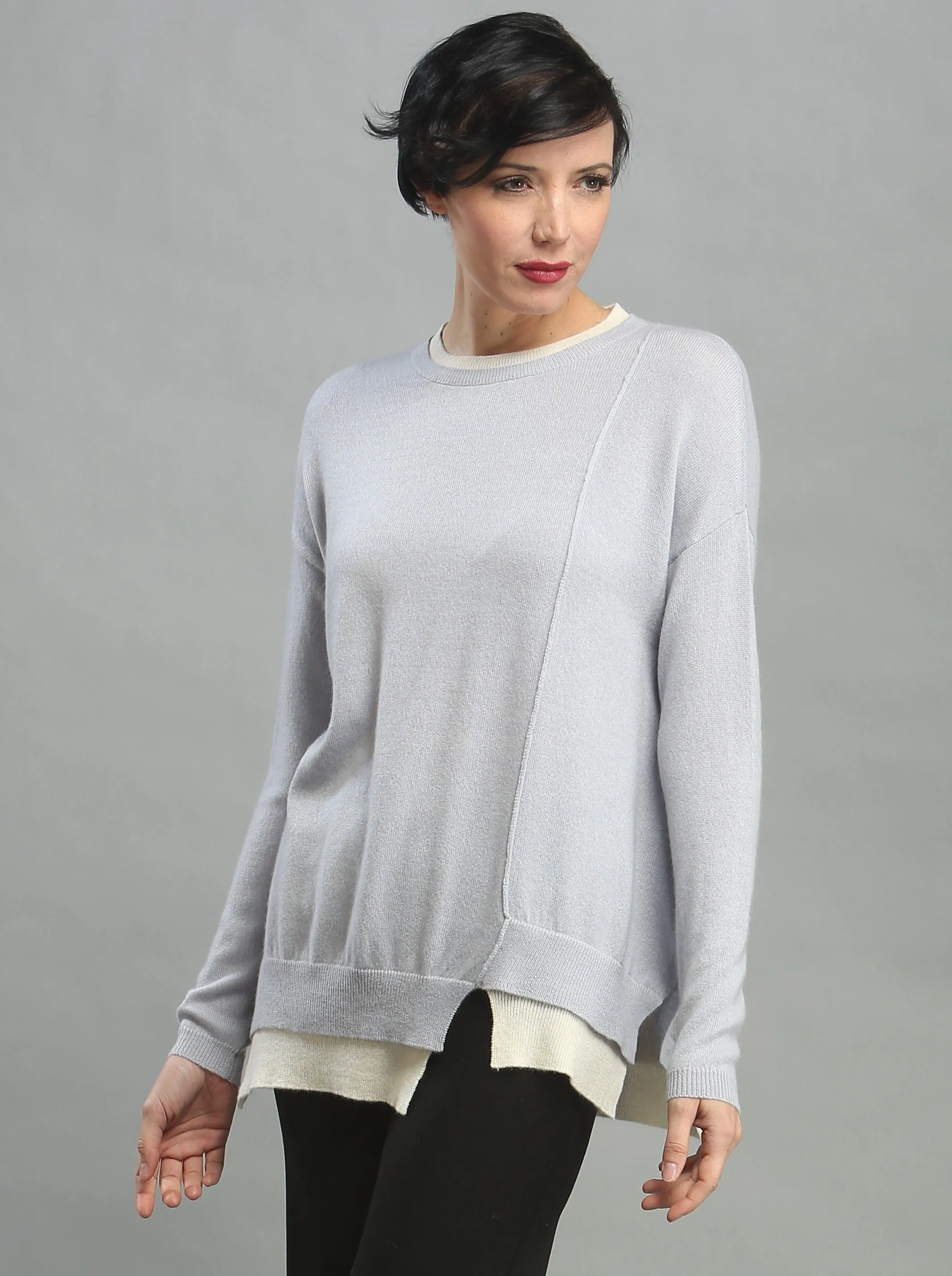 Two-fer Crewneck Sweater