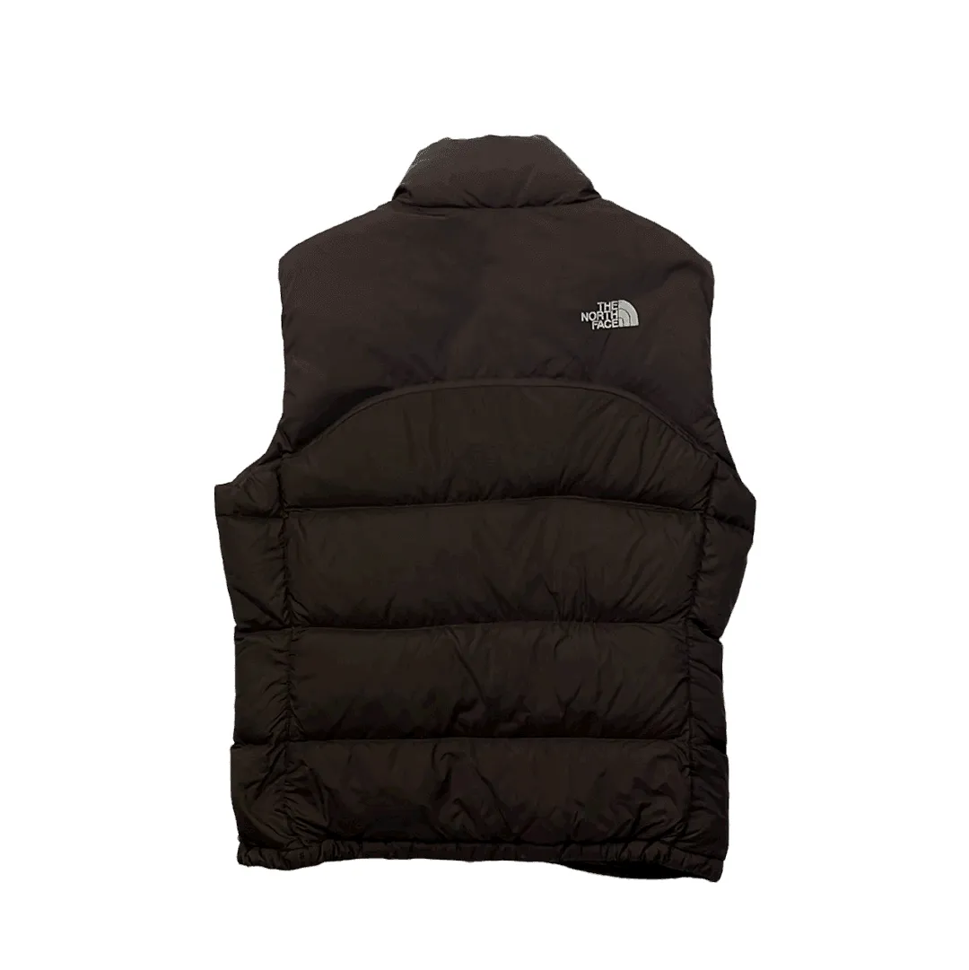 Vintage 90s Women’s Brown The North Face (TNF) 700 Puffer Gilet - Medium