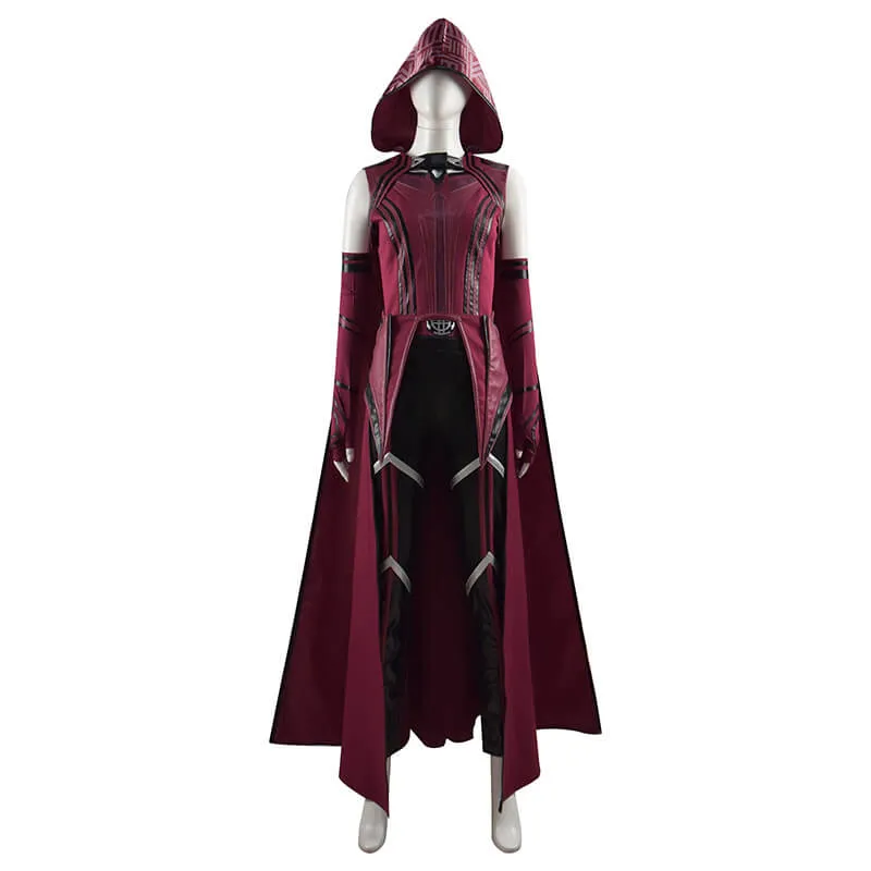 Wandavision Scarlet Witch Cloak Wanda Cape Cosplay Costumes