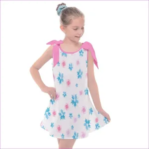 Whimsical Kids Tie Up Tunic Dress