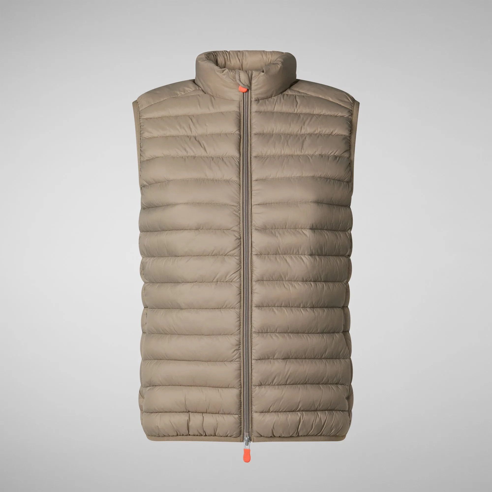 Woman's quilted gilet Charlotte in elephant grey