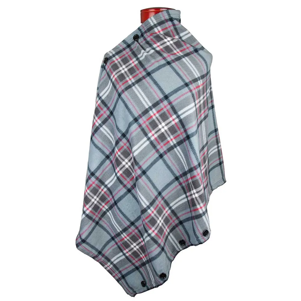 Women's Convertible Fleece Scarf & Shawl