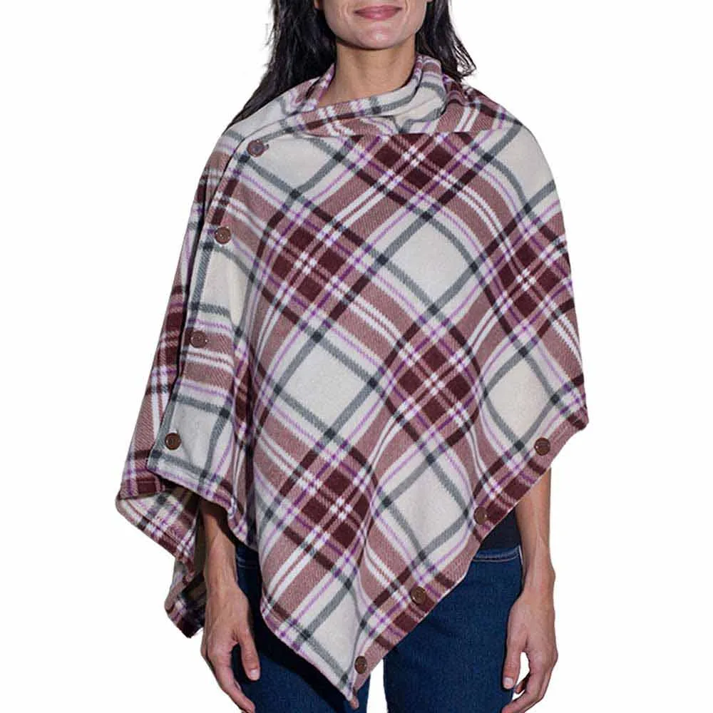 Women's Convertible Fleece Scarf & Shawl