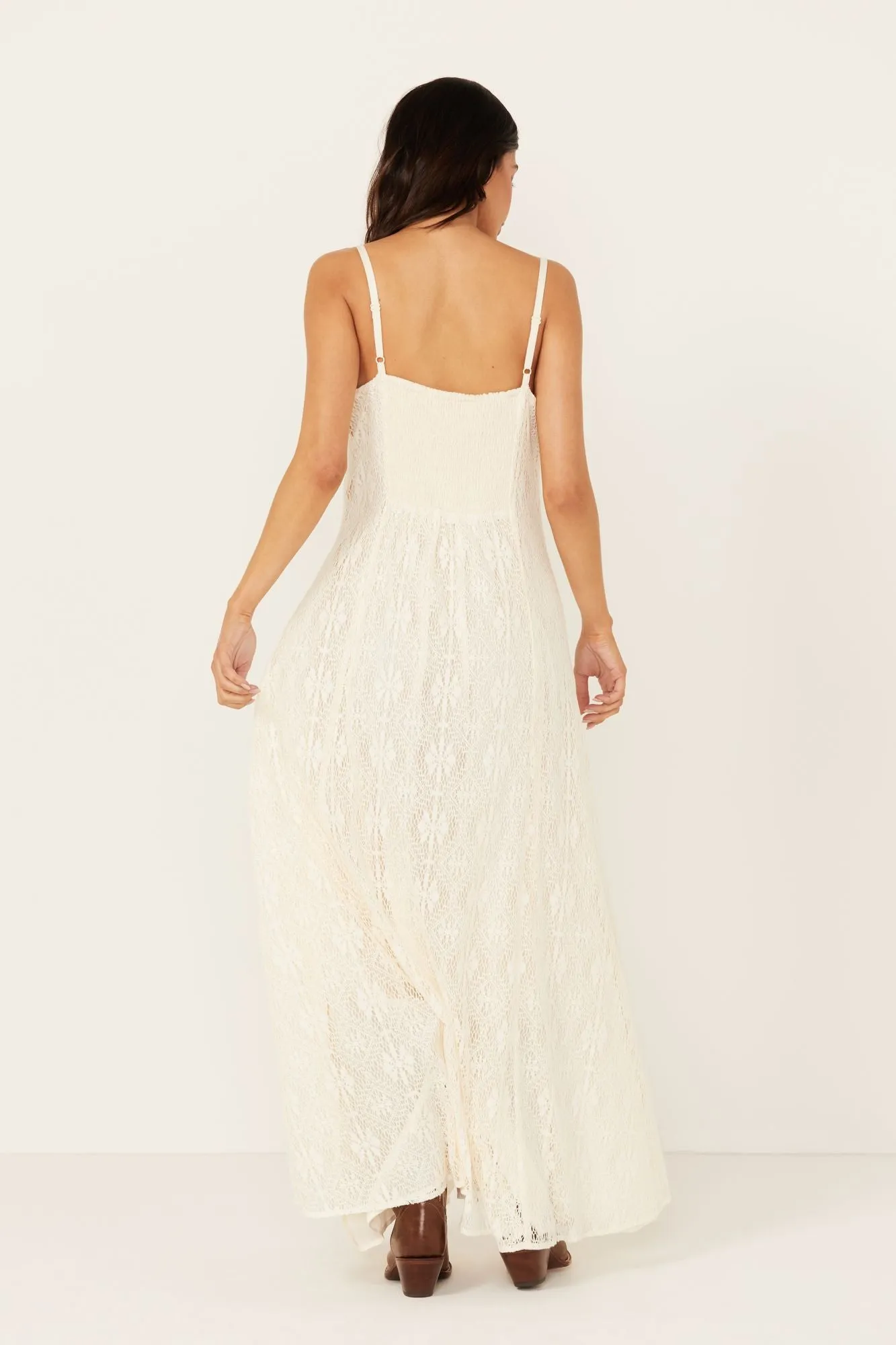 Wyn Maxi Lace Slip Dress