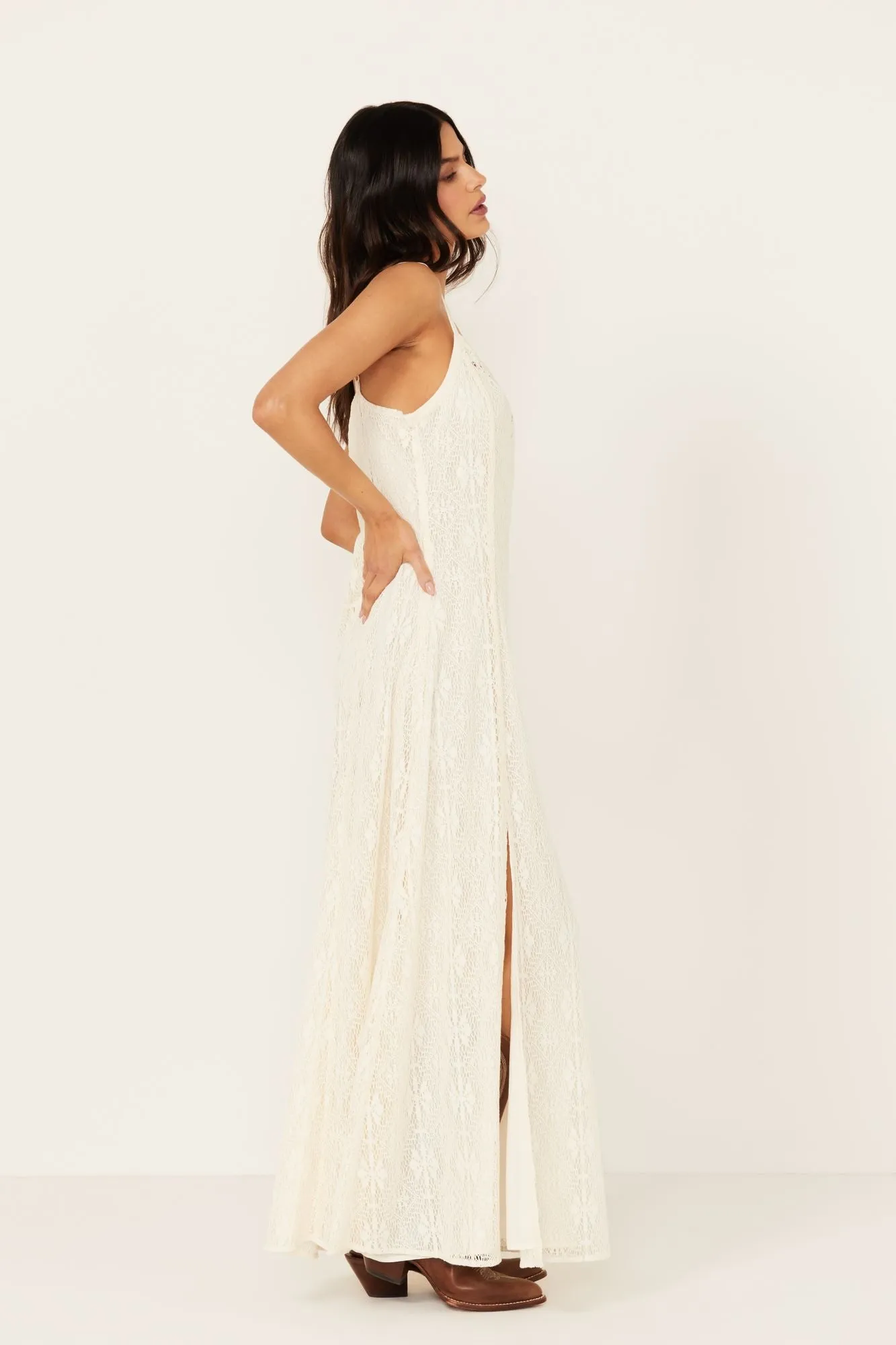 Wyn Maxi Lace Slip Dress